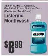 Key Food Listerine Mouthwash offer