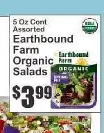 Key Food Earthbound Farm Organic Salads offer