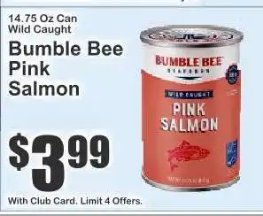 Key Food Bumble Bee Pink Salmon offer