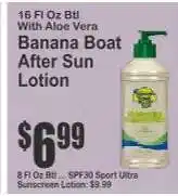 Key Food Banana Boat After Sun Lotion offer
