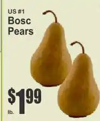 Key Food US #1 Bosc Pears offer