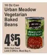 Key Food Urban Meadow Vegetarian Baked Beans offer