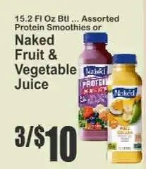 Key Food Naked Fruit & Vegetable Juice offer