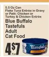 Key Food Blue Buffalo Tastefuls Adult Cat Food offer