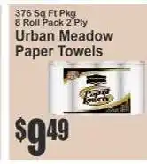 Key Food Urban Meadow Paper Towels offer