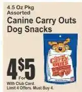 Key Food Canine Carry Outs Dog Snacks offer