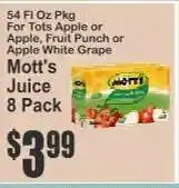 Key Food Mott's Juice 8 Pack offer
