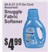 Key Food Snuggle Fabric Softener offer