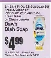 Key Food Dawn Dish Soap offer