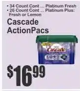 Key Food Cascade Actionpacs offer