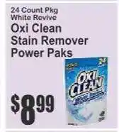 Key Food Oxi Clean Stain Remover Power Paks offer