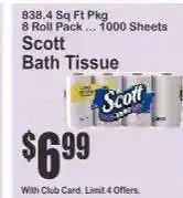 Key Food Scott Bath Tissue offer