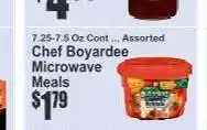Key Food Chef Boyardee Microwave Meals offer