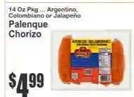 Key Food Palenque Chorizo offer