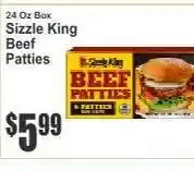 Key Food Sizzle King Beef Patties offer