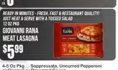 Key Food Giovanni Rana Meat Lasagna offer