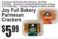 Key Food Joy Full Bakery Parmesan Crackers offer