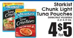 Supremo Foods Inc Starkist Chunk Light Tuna Pouches offer