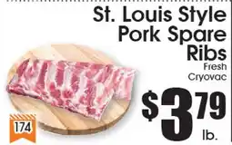 Supremo Foods Inc St. Louis Style Pork Spare Ribs offer
