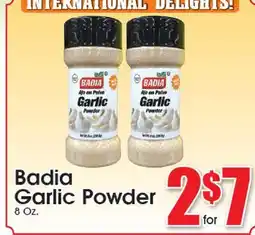 Supremo Foods Inc Badia Garlic Powder offer