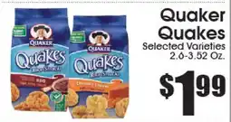Supremo Foods Inc Quaker Quakes offer