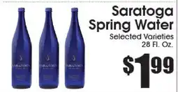Supremo Foods Inc Saratoga Spring Water offer