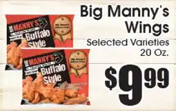 Supremo Foods Inc Big Manny's Wings offer