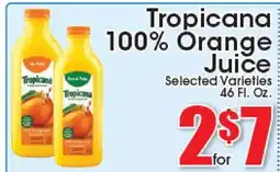 Supremo Foods Inc Tropicana 100% Orange Juice offer