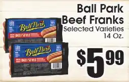 Supremo Foods Inc Ball Park Beef Franks offer