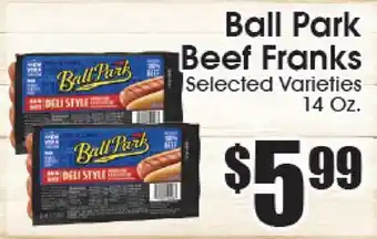 Supremo Foods Inc Ball Park Beef Franks offer