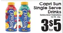 Supremo Foods Inc Capri Sun Single Serve Drinks offer