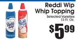 Supremo Foods Inc Reddi Wip Whip Topping offer