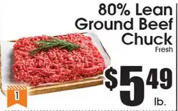 Supremo Foods Inc 80% Lean Ground Beef Chuck offer