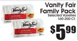 Supremo Foods Inc Vanity Fair Family Pack offer
