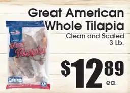 Supremo Foods Inc Great American Whole Tilapia offer