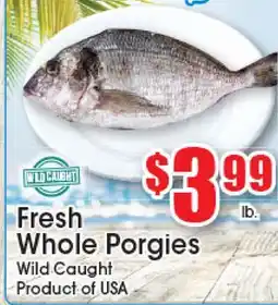 Supremo Foods Inc Fresh Whole Porgies offer