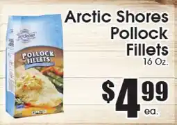 Supremo Foods Inc Arctic Shores Pollock Fillets offer