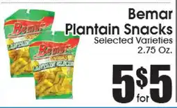 Supremo Foods Inc Bemar Plantain Snacks offer
