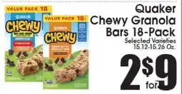 Supremo Foods Inc Quaker Chewy Granola Bars 18-Pack offer