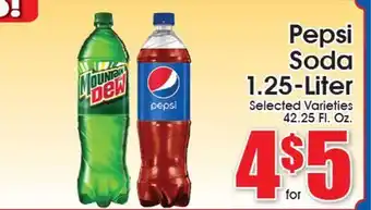 Supremo Foods Inc Pepsi Soda offer