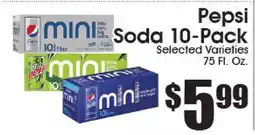 Supremo Foods Inc Pepsi Soda 10-Pack offer