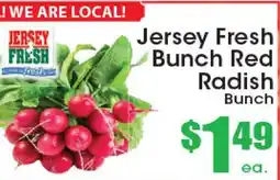 Supremo Foods Inc Jersey Fresh Bunch Red Radish offer
