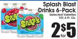 Supremo Foods Inc Splash Blast Drinks 6-Pack offer