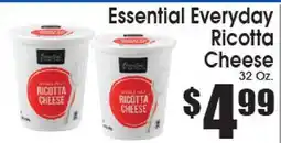 Supremo Foods Inc Essential Everyday Ricotta Cheese offer
