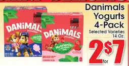 Supremo Foods Inc Danimals Yoyurts offer