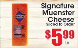Supremo Foods Inc Signature Muenster Cheese offer