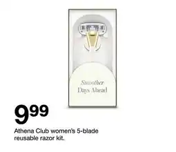 Target Athena Club women's 5-blade reusable razor kit offer