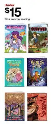 Target Kids' summer reading offer