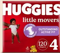 Target Huggies Little Movers 120-diaper pack offer