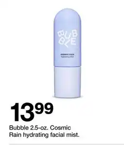 Target Bubble 2.5-oz. Cosmic Rain hydrating facial mist offer